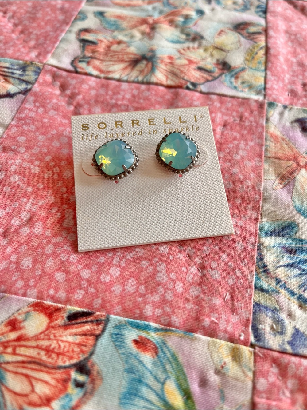 “Pacific Opal” Silver Sorrelli Earrings